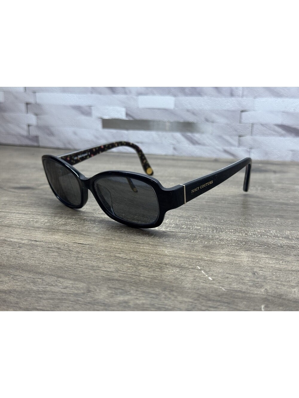 Juicy Couture Sunglasses JU555/F/S 0807 55-16-135 Black Full Rim **FRAMES ONLY**